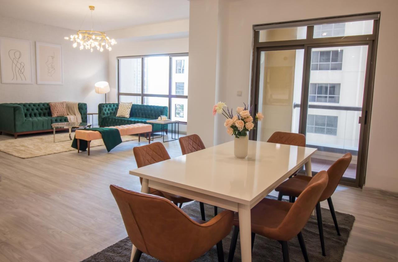 شقة Premium 3Br! Partial Sea-View - Amwaj دبي المظهر الخارجي الصورة