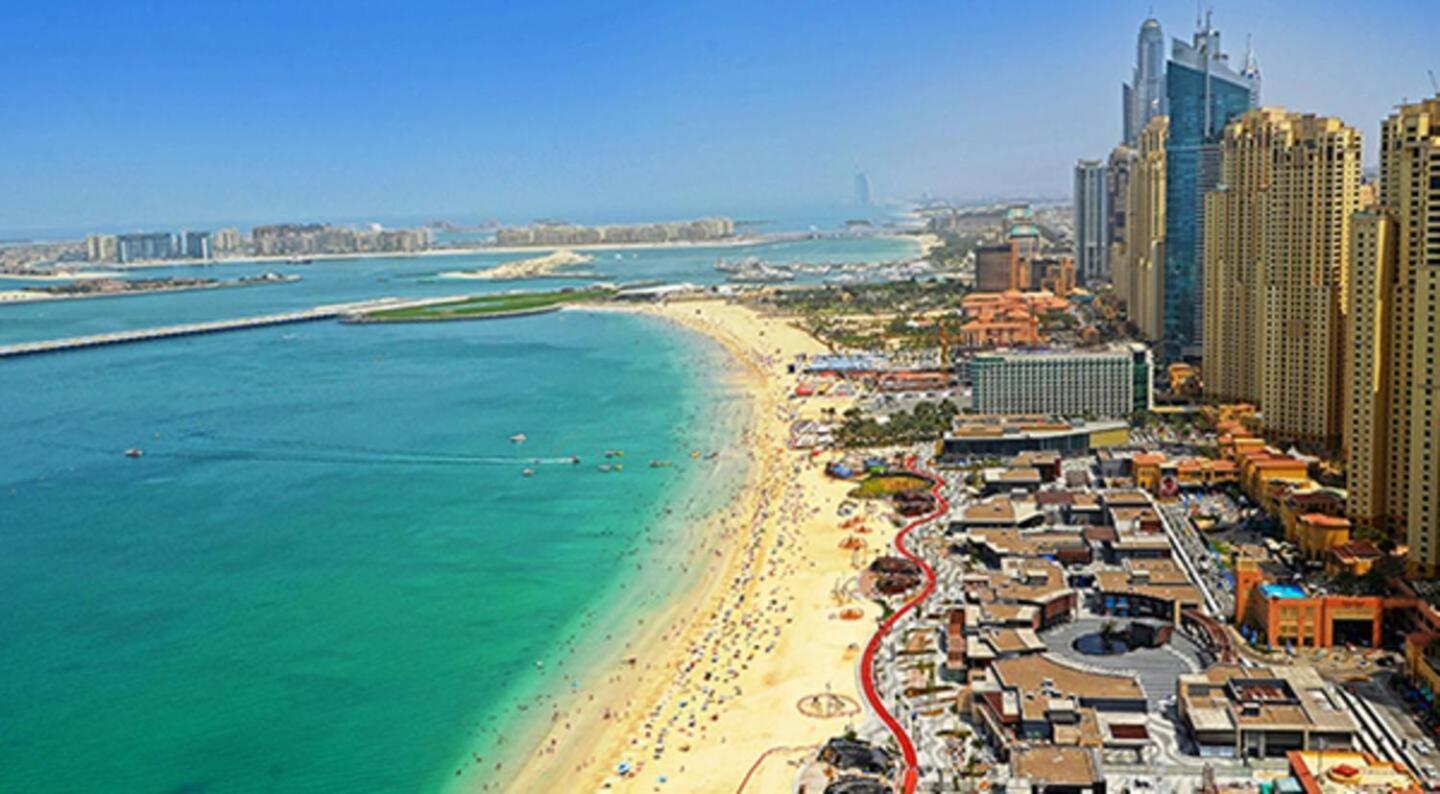 شقة Premium 3Br! Partial Sea-View - Amwaj دبي المظهر الخارجي الصورة